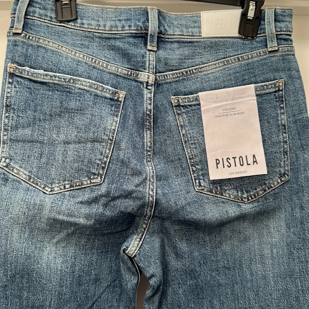 Women’s Pistola Colleen High Rise Slim Boot slit Jean Size 31 - Picture 7 of 10